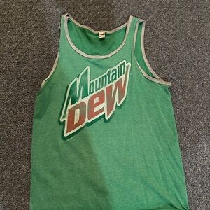 Mountain Dew Green Tank Top